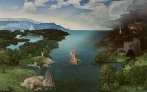 Greek mythology, Landscape with Charon Crossing the Styx, Charon, Dantes Inferno, Joachim Patinir