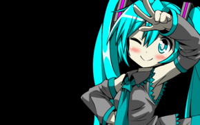 anime girls, Vocaloid, Hatsune Miku, anime