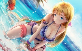 cleavage, anime, bikini, anime girls, original characters