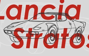 Rally, illusions, rally cars, vector, Lancia Stratos, car