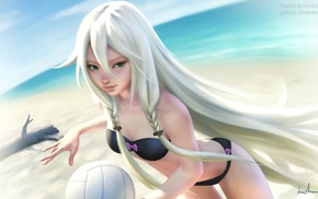 volleyball, ball, sport, Vocaloid, IA Vocaloid, bikini