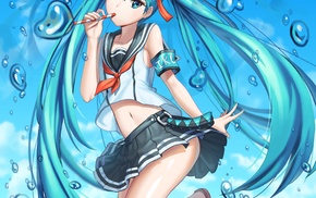 Hatsune Miku, Vocaloid, anime, anime girls