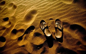 sand, shoes