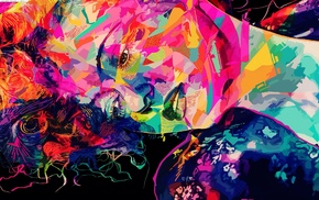 artwork, abstract, colorful, Alessandro Pautasso