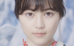 Nogizaka46, girl, brown eyes, Asian, face, looking at viewer