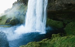 nature, landscape, Iceland, waterfall