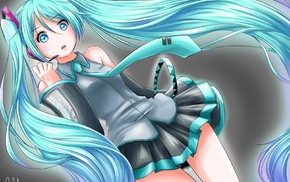 Vocaloid, long hair, anime girls, Hatsune Miku, anime