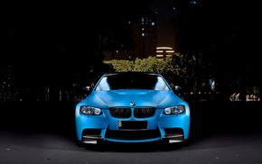car, BMW, blue cars