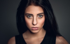 model, girl, portrait, face, Julia Carina