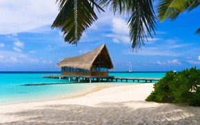 beach, water, sky