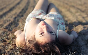 long hair, girl, eyes