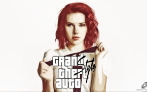 girl, Photoshop, Grand Theft Auto, celebrity, Scarlett Johansson, Hollywood