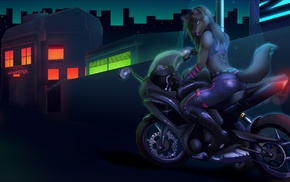 motorcycle, Anthro, furry