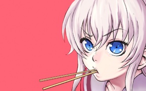 anime, anime girls, blue eyes, blonde, Ilya Kuvshinov, Charlotte anime