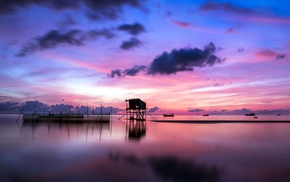 nature, clouds, water