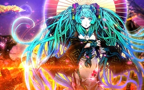 Vocaloid, anime girls, Hatsune Miku, anime