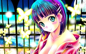 butterfly, Kirigaya Suguha, anime, anime girls, Sword Art Online