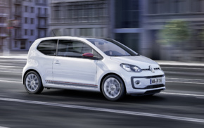 motion blur, vehicle, Volkswagen Up, car