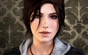 brunette, Lara Croft