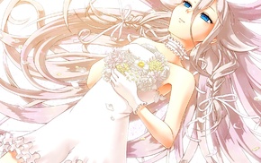 anime, anime girls, wedding dress, white dress, Vocaloid, IA Vocaloid