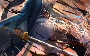 FateGrand Order, katana, Fate Series, sword, Sakura Saber
