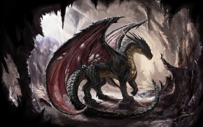 cave, dragon