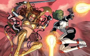 Guardians of the Galaxy, Aldrif Odinsdottir, Gamora, Marvel Comics