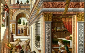painting, renaissance, portrait display, Carlo Crivelli