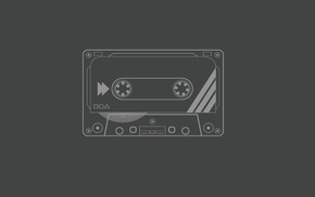 audio cassete, simple background