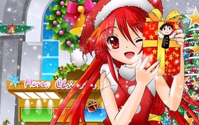 Christmas, Shakugan no Shana, Shana, anime girls, anime
