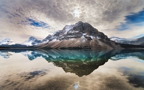 nature, Bow Lake, landscape