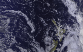 New Zealand, Meteor, M N2, satellite imagery
