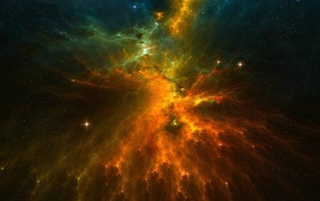 colorful, space art