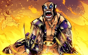 fire, Wolverine, Marvel Comics, X, Men