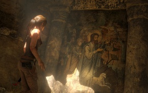 Jesus Christ, murales, Tomb Raider, PC gaming, Rise of the Tomb Raider, Rise of Tomb Raider
