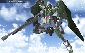 Gundam, Gundam 00 Dynames, Mobile Suit Gundam 00, robot, mech