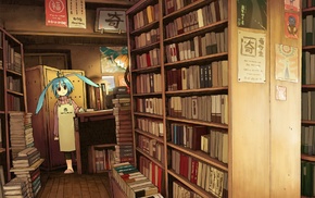 anime, books, anime girls