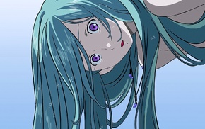 Eureka character, open mouth, anime girls, crying, long hair, Eureka Seven