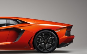 Lamborghini, orange cars