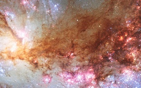 stars, Hubble Deep Field, multiple display, space, triple screen, galaxy