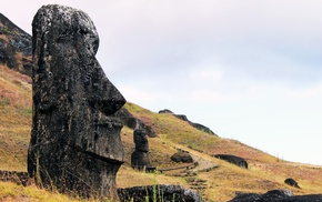 isladepascua, Moai, ranoraraku, easterisland, rano raraku