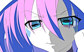 crying, Yumekui Merry, aqua eyes, anime, anime girls, pink hair