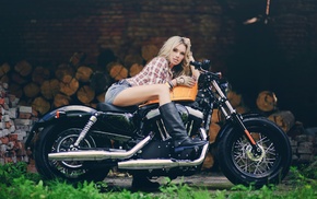 motorcycle, model, girl, boots, girl with motorcycles, tight clothing