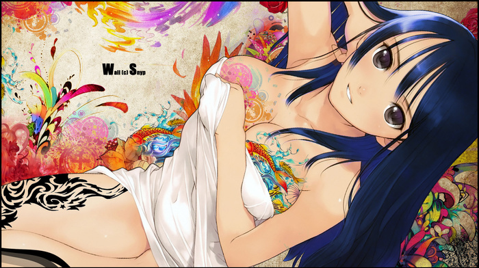 girl, anime, sight, boobs