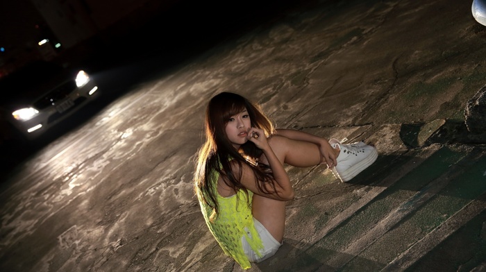 Asian, model, girl