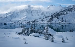 Winter Onset In Coast Mountains British Columbia