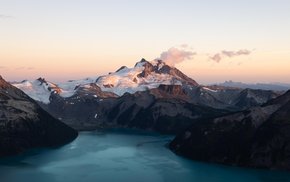 Sunset At Panorama Ridge Mountain Range