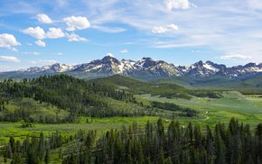 Sawtooth Range View From Hilltop