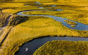 River Mountains Aerial View