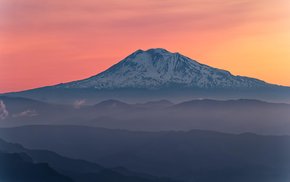 Mount Adams Washington Sunrise Mountain Scene